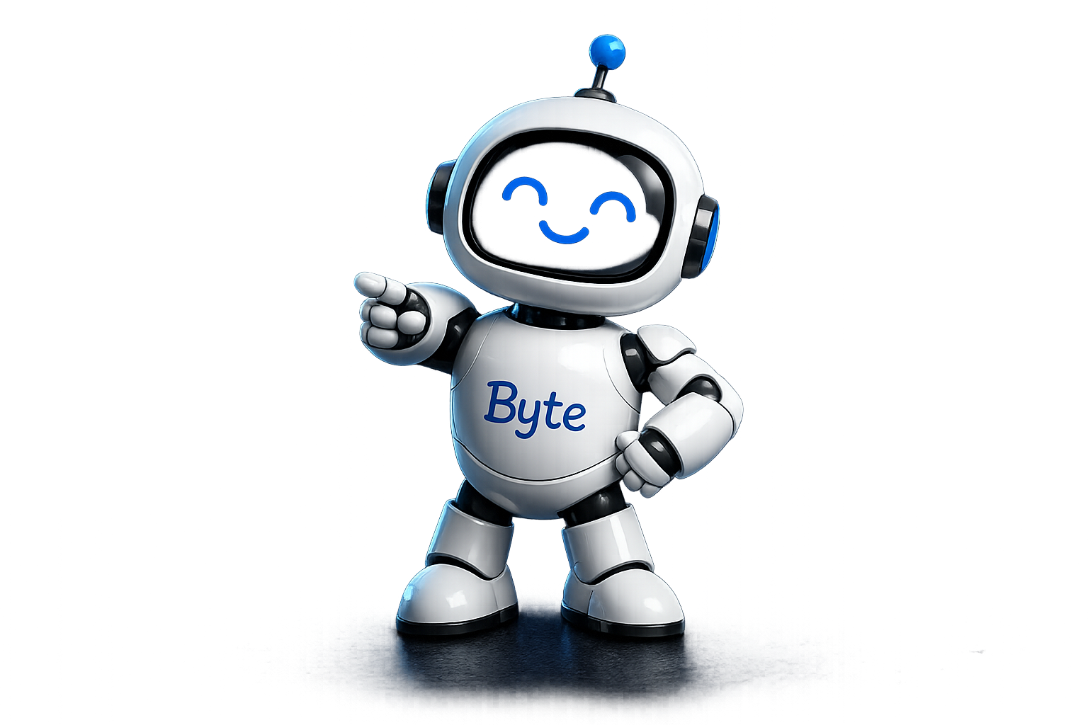 Byte, the AI1Host mascot